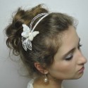 Buttefly Touch Wedding Hair Band