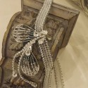 Dewdrop Glow - Bridal Hair Chain
