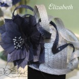 Elizabeth - fascinator - mother of the bride