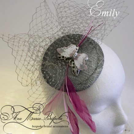 Emily - Fascinator Comb - Mother of the Bride
